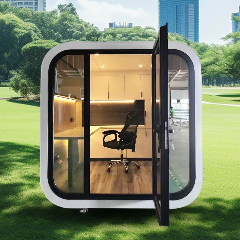 Kontener Dom Kapsuła kosmiczna Biuro Wakacje Apple Cabin